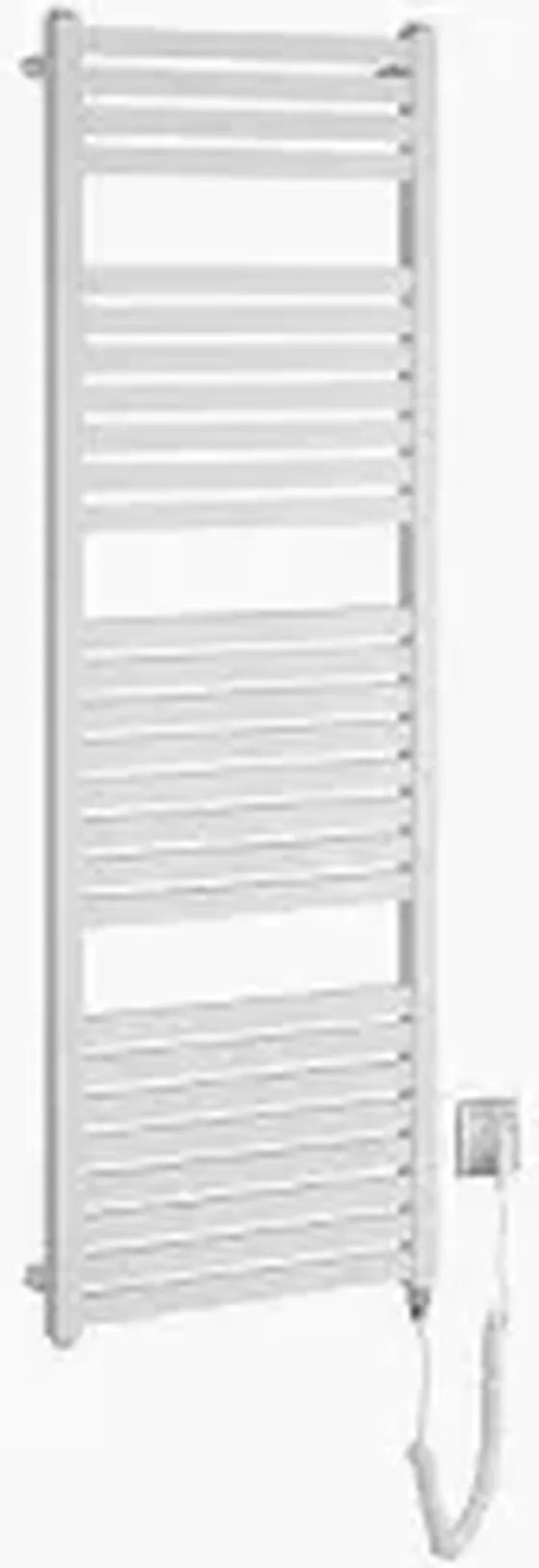 Aqualine TONDI-E DE470T – elektrické vykurovacie teleso 450 × 1330 mm, 500 W, biele