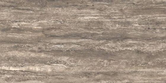 Cersanit LIV TRAVERTINO Noche Brown Matt Rect 59,8 × 119,8 cm – gresová dlažba, hnedá, rektifikovaná