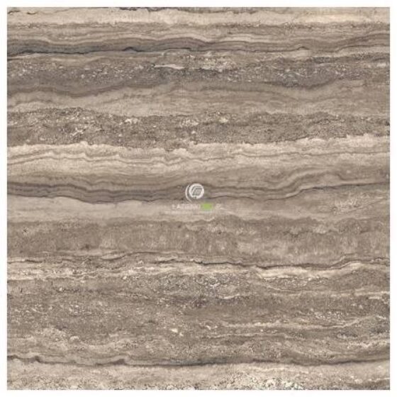 Cersanit LIV TRAVERTINO Noche Brown Matt Rect 59,8 × 59,8 cm – gresová dlažba, hnedá, rektifikovaná