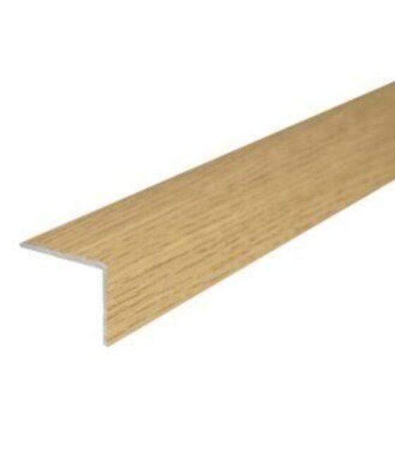 Effector A36 Dub – samolepiaci schodový profil 25 × 20 mm, 2,7 m