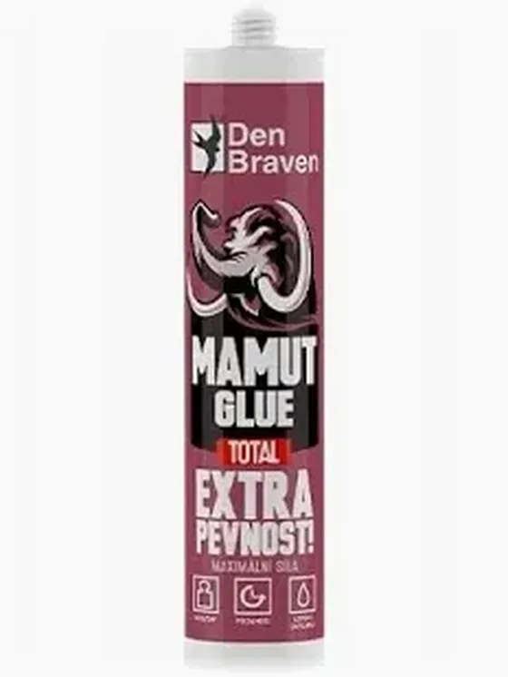 MAMUT GLUE TOTAL 290 ml biely – univerzálne vysokopevnostné lepidlo