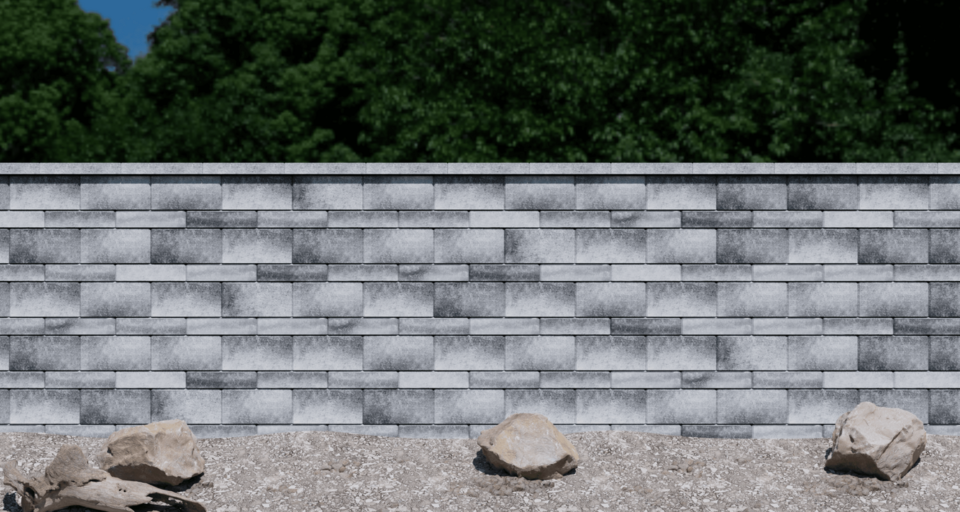 PREBLOK plot 40x20x20 cm SIVO-GRAFITOVÁ