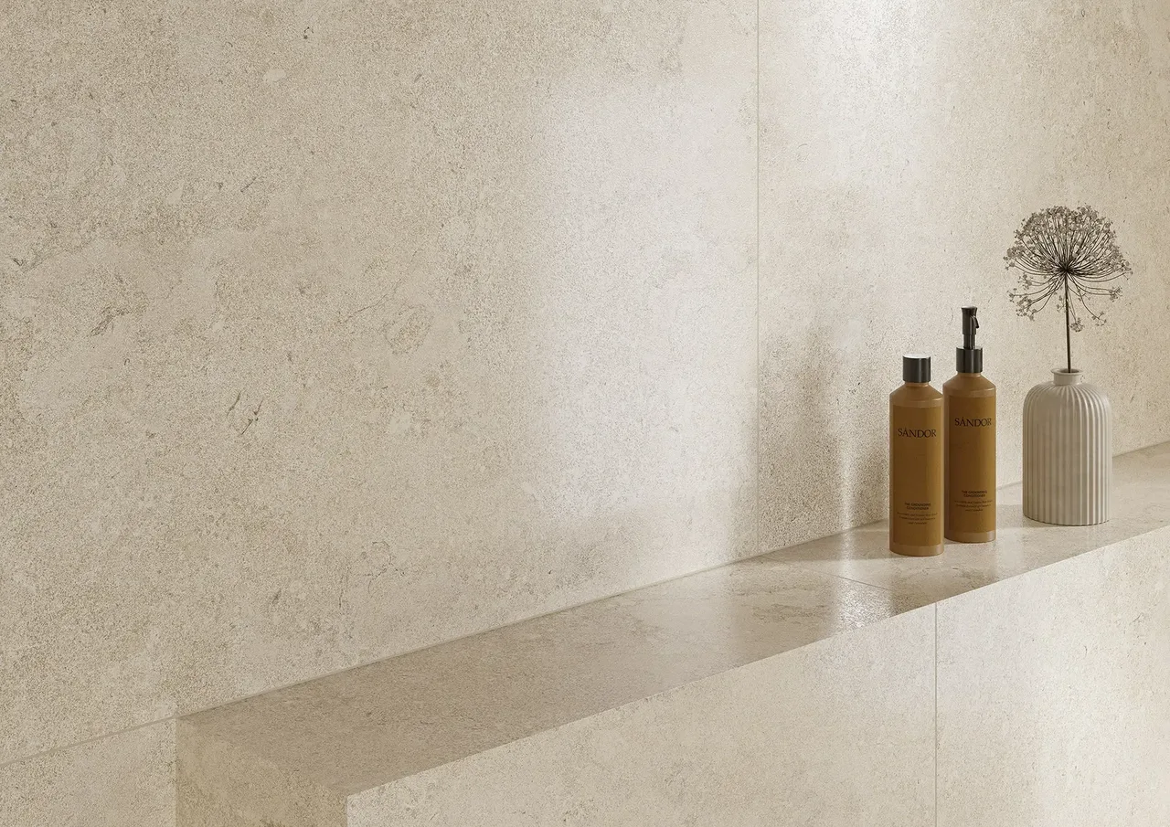 Cersanit DUEVILLE Light Beige Matt Rect 598 1198 cm gresova dlazba bezova rektifikovana detail